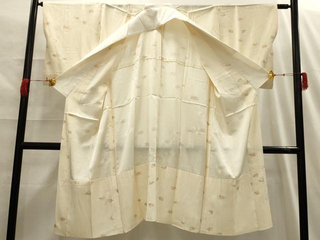 平和屋着物■長襦袢　無双仕立て　鴛鴦文　正絹　逸品　AABG8347sx