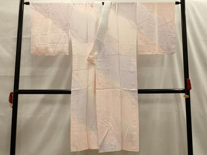 平和屋着物■長襦袢　無双仕立て　草花地紋　暈し染め　正絹　逸品　AABG8350sx
