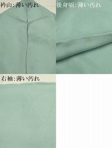 平和屋着物■上質な小紋　丸文　金糸　正絹　逸品　AABG8368sx