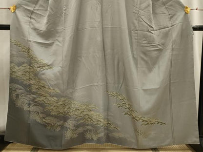 平和屋着物■訪問着 浜松文 正絹 逸品 AABG8379sx