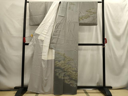 平和屋着物■訪問着 浜松文 正絹 逸品 AABG8379sx