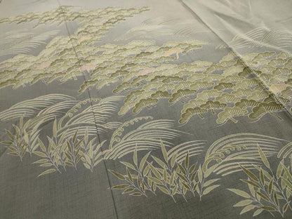 平和屋着物■訪問着 浜松文 正絹 逸品 AABG8379sx