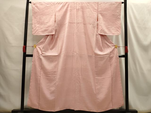 平和屋着物■上質な色無地 流水草花地紋 虹色 正絹 逸品 AABG8387sx