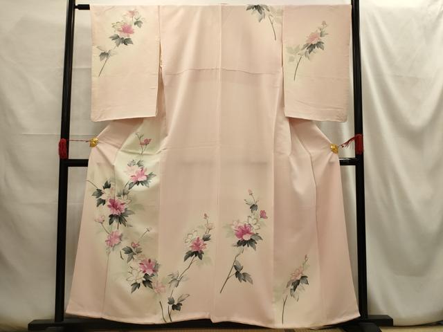 平和屋着物■訪問着 枝花文 暈し染め 金彩 正絹 逸品 AABG8389sx