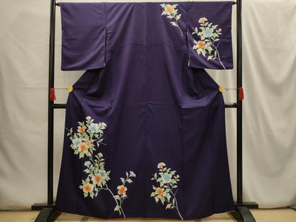 平和屋着物■訪問着 枝花文 金彩 正絹 逸品 AABG8391sx