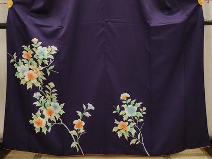 平和屋着物■訪問着 枝花文 金彩 正絹 逸品 AABG8391sx