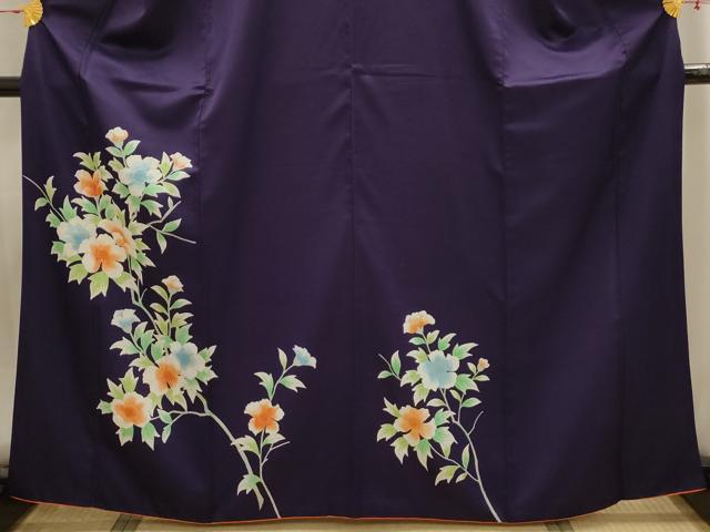 平和屋着物■訪問着 枝花文 金彩 正絹 逸品 AABG8391sx