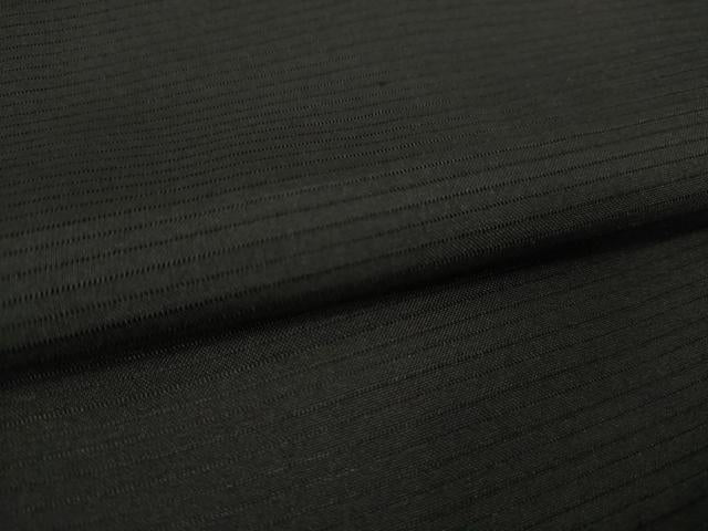 平和屋着物▽男性　黒紋付長羽織　スリーシーズン　春夏秋　塵除け　絽　正絹　逸品　AABG8401ck