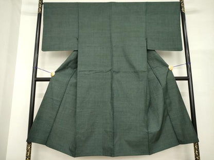 平和屋着物▽男性 本場大島紬 単衣 蚊絣 正絹 逸品 AABG8408ck