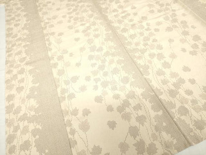 平和屋着物▽本塩沢 単衣 蔦草間道 正絹 逸品 AABG8410ck