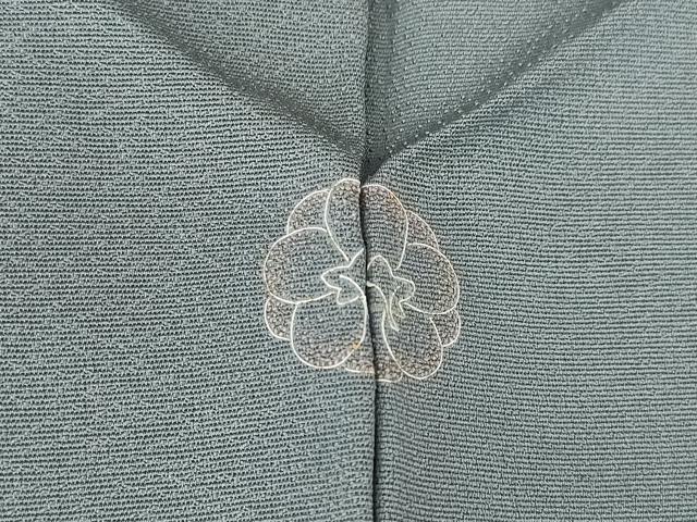 平和屋着物▽訪問着 単衣 総刺繍 花青海波 金糸 正絹 逸品 AABG8414ck