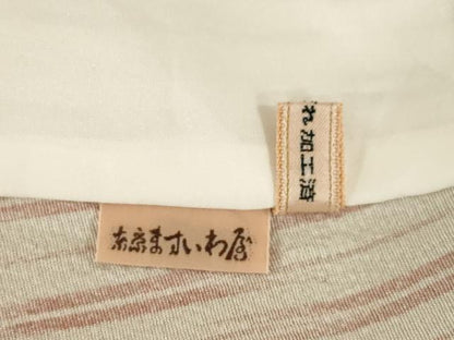 平和屋着物▽上質な小紋 単衣 矢羽根文 ますいわ屋扱い 正絹 逸品 AABG8437ck