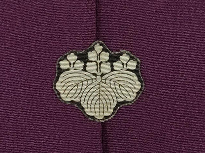 平和屋着物▽色無地 単衣 似せ紫色 洗える着物 AABG8446ck