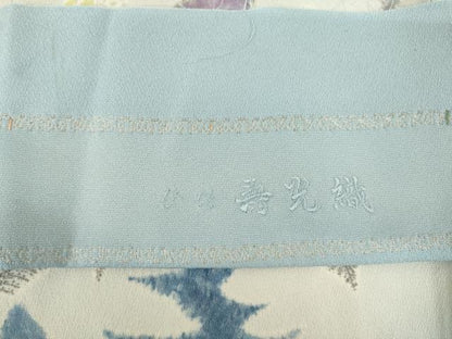 平和屋着物▽染色作家 小倉淳史 色留袖 単衣 遠山風景文 寿光織 金彩 反端付き 正絹 逸品 AABG8452ck