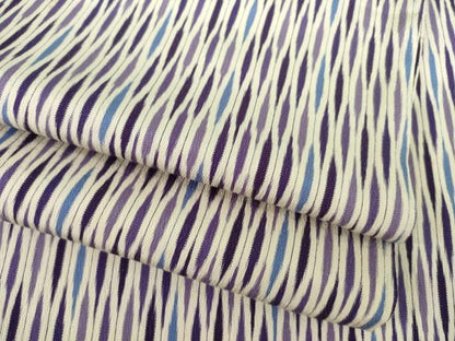 平和屋着物▽上質な小紋　単衣　お召地　立涌文　正絹　逸品　AABG8467ck