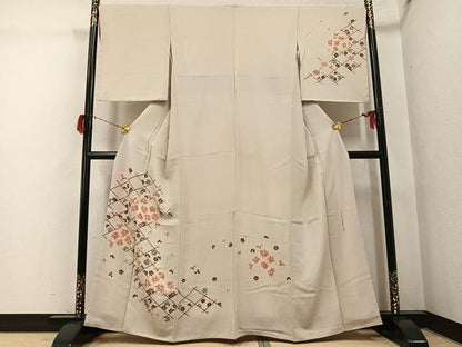 平和屋着物●こむさでもーど・COMME CA DU MODE　訪問着　舞花文　やまと誂製　正絹　逸品　未使用　AABG8481ph
