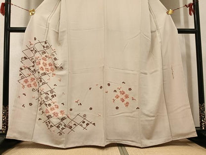 平和屋着物●こむさでもーど・COMME CA DU MODE　訪問着　舞花文　やまと誂製　正絹　逸品　未使用　AABG8481ph