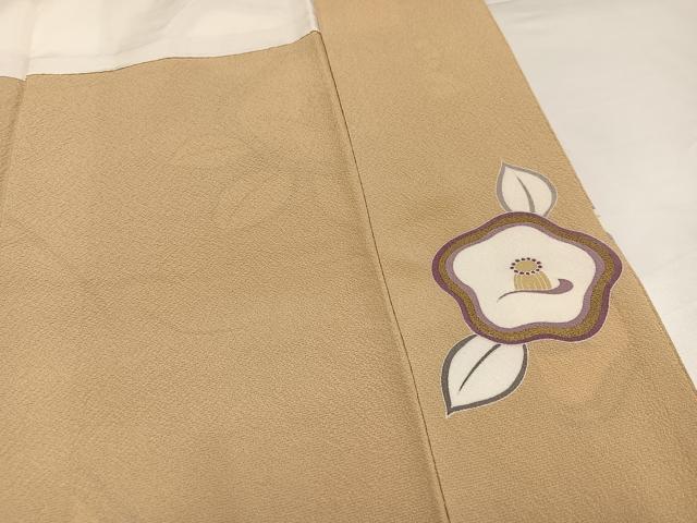 平和屋着物●訪問着　椿　金彩　正絹　逸品　AABG8482ph