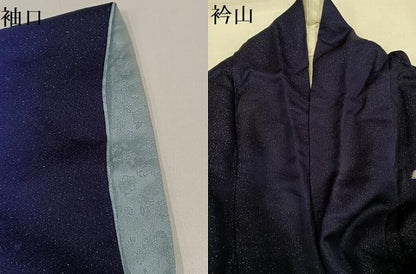 平和屋着物●越後十日町の一流染匠　桐屋・翠山工房　徳永憲峯　訪問着　辻が花　絞り　暈し染め　銀通し地　正絹　逸品　AABG8513ph