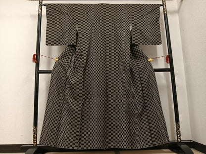 平和屋着物●本場大島紬　カタス9マルキ　正絹　逸品　未使用　AABG8515ph