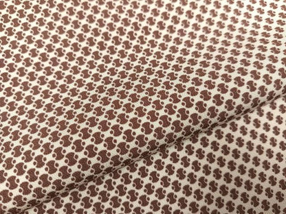 平和屋着物●上質な小紋　幾何学間道　正絹　逸品　未使用　AABG8522ph