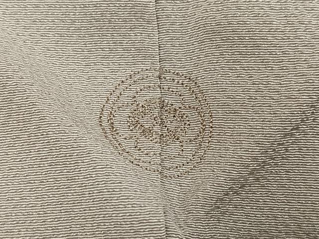 平和屋着物●訪問着　蘇州刺繍　波　暈し染め　金糸　さが美扱い　波留美　丹後ちりめん　正絹　逸品　AABG8535ph