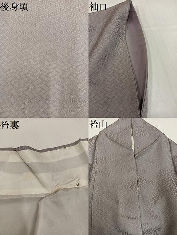 平和屋着物●友禅作家の巨匠　浅井青仁　訪問着　草花文　正絹　逸品　AABG8540ph