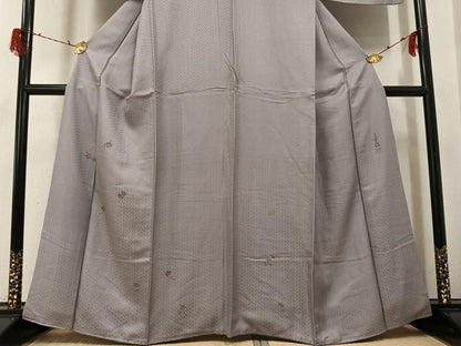 平和屋着物●友禅作家の巨匠　浅井青仁　訪問着　草花文　正絹　逸品　AABG8540ph