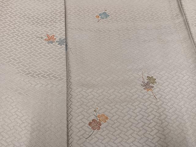 平和屋着物●友禅作家の巨匠　浅井青仁　訪問着　草花文　正絹　逸品　AABG8540ph