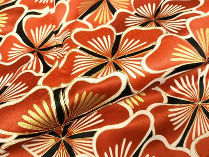 平和屋着物●豪華振袖　駒刺繍　花尽くし　金彩　正絹　逸品　AABG8541ph