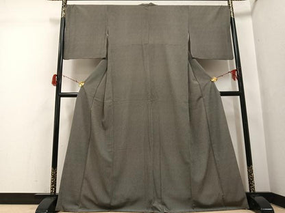 平和屋着物●江戸小紋　角通し　正絹　逸品　AABG8551ph