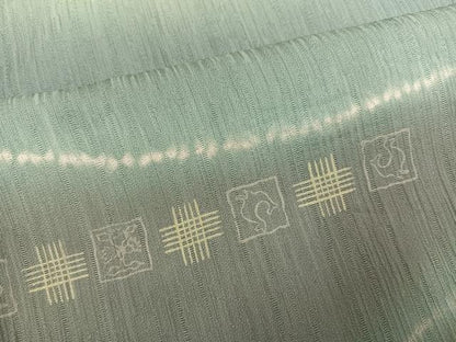 平和屋着物●上質な小紋　花鳥文　暈し染め　正絹　逸品　AABG8558ph