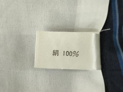 平和屋着物▽上質な紬 単衣 花間道 正絹 逸品 AABG8566ck