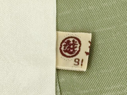 平和屋着物▽本場染大島紬 訪問着 単衣 霞文 三越扱い 正絹 逸品 AABG8567ck