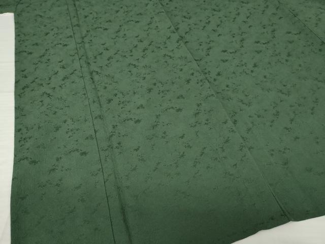 平和屋着物▽上質な色無地 単衣 藍海松茶色 正絹 逸品 AABG8573ck