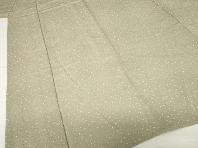 平和屋着物▽上質な小紋 単衣 箔散らし文様 正絹 逸品 未使用 AABG8580ck
