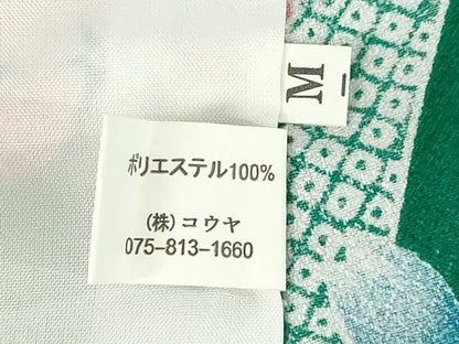 平和屋着物▽小紋 単衣 舞桜文 洗える着物 未使用 AABG8605ck