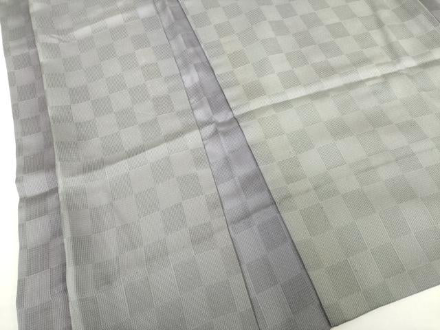 平和屋着物▽羽織 スリーシーズン 春夏秋 塵除け 市松間道 暈し染め 正絹 逸品 未使用 AABG8620ck