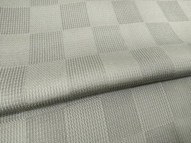 平和屋着物▽羽織 スリーシーズン 春夏秋 塵除け 市松間道 暈し染め 正絹 逸品 未使用 AABG8620ck