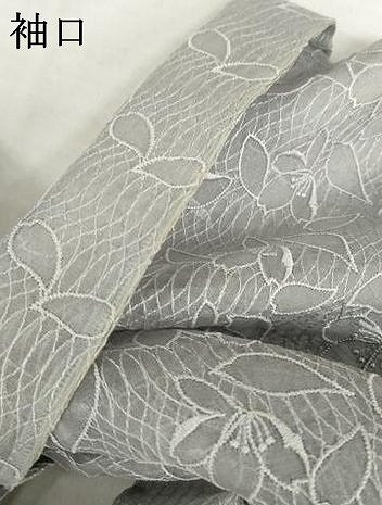 平和屋着物▽羽織 スリーシーズン 春夏秋 塵除け オーガンジー 桜尽くし 正絹 逸品 AABG8622ck