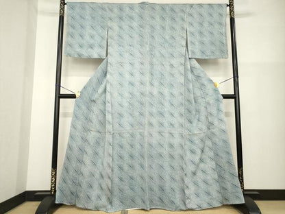 平和屋着物▽絞りの開祖 竹田庄九郎 小紋 単衣 総絞り 正絹 逸品 AABG8631ck