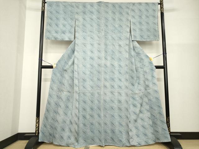 平和屋着物▽絞りの開祖 竹田庄九郎 小紋 単衣 総絞り 正絹 逸品 AABG8631ck