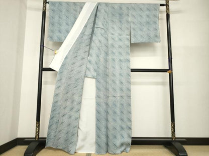 平和屋着物▽絞りの開祖 竹田庄九郎 小紋 単衣 総絞り 正絹 逸品 AABG8631ck