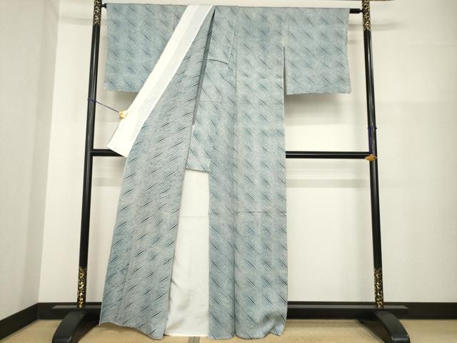 平和屋着物▽絞りの開祖 竹田庄九郎 小紋 単衣 総絞り 正絹 逸品 AABG8631ck