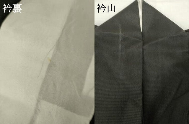 平和屋着物▽訪問着　単衣　夜空とフクロウ　暈し染め　黒地　正絹　逸品　AABG8637ck