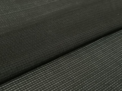 平和屋着物▽男性 羽織 スリーシーズン 春夏秋 塵除け 暗黒色 正絹 逸品 AABG8641jh