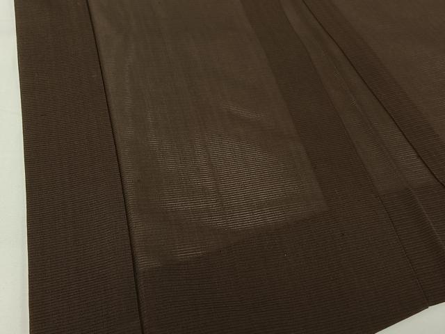 平和屋着物▽男性 羽織 色紋付 スリーシーズン 春夏秋 赤墨色 正絹 逸品 AABG8643jh