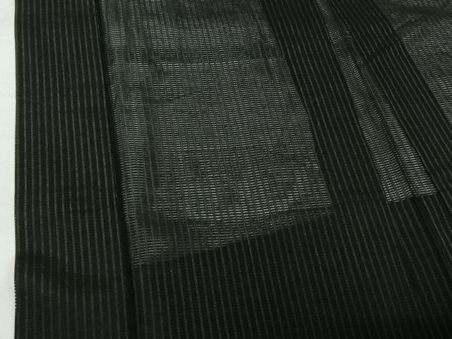 平和屋着物▽男性 羽織 スリーシーズン 春夏秋 塵除け 縞 正絹 逸品 AABG8648jh