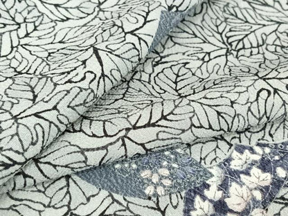 平和屋着物▽上質な小紋 単衣 地紙花文 正絹 逸品 AABG8660jh