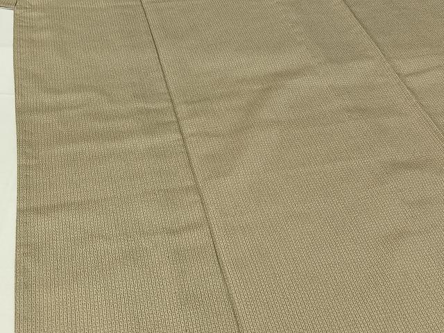 平和屋着物▽お召 単衣 縞 正絹 逸品 AABG8677jh